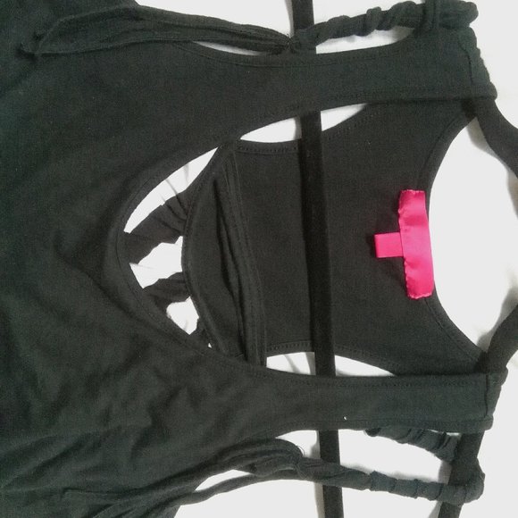 Almost Famous Black Layered Tank Top - Picture 4 of 6